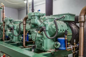 Refrigeration System: Compressor Condenser Evaporator Expansion Valve Low Pressure High Pressure Vapor Liquid